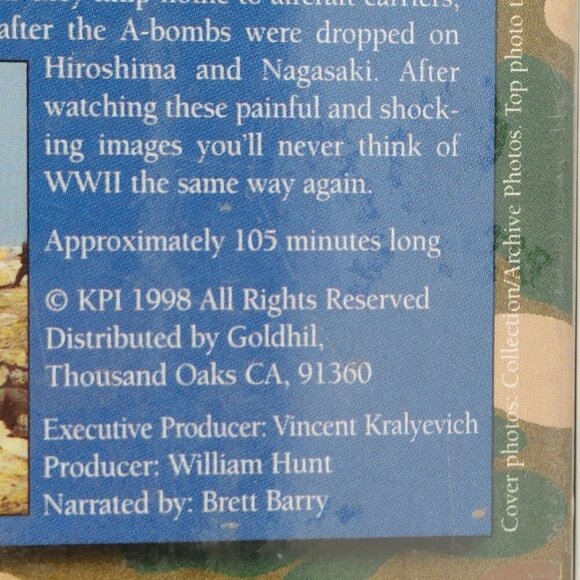 Set Of 2 World War II In Color 1998 Military & War NTSC Educational VHS Tapes - Picture 10 of 11